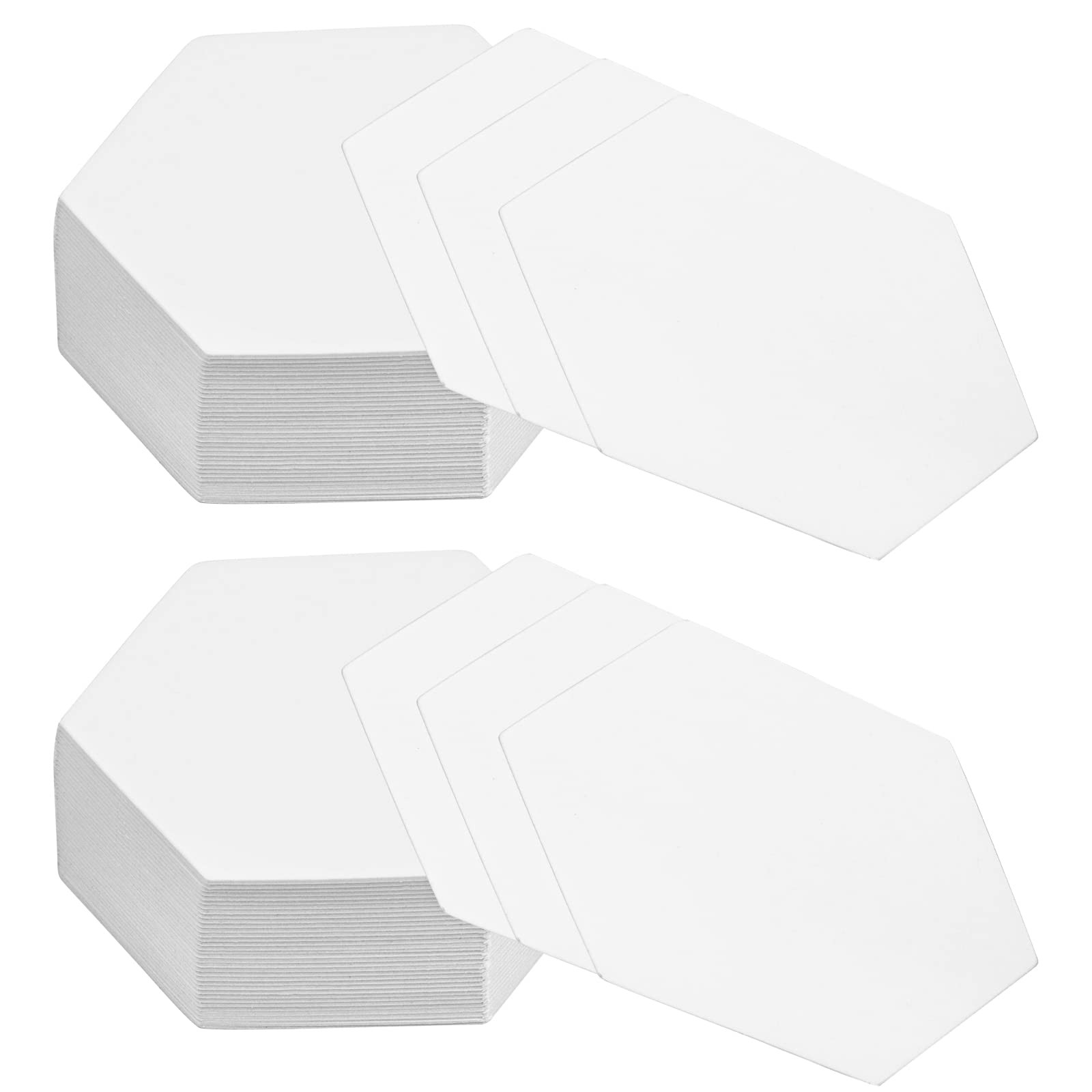200 Pcs Hexagon Paper Piercing Quilting Templates for Sewing Crafts Projects