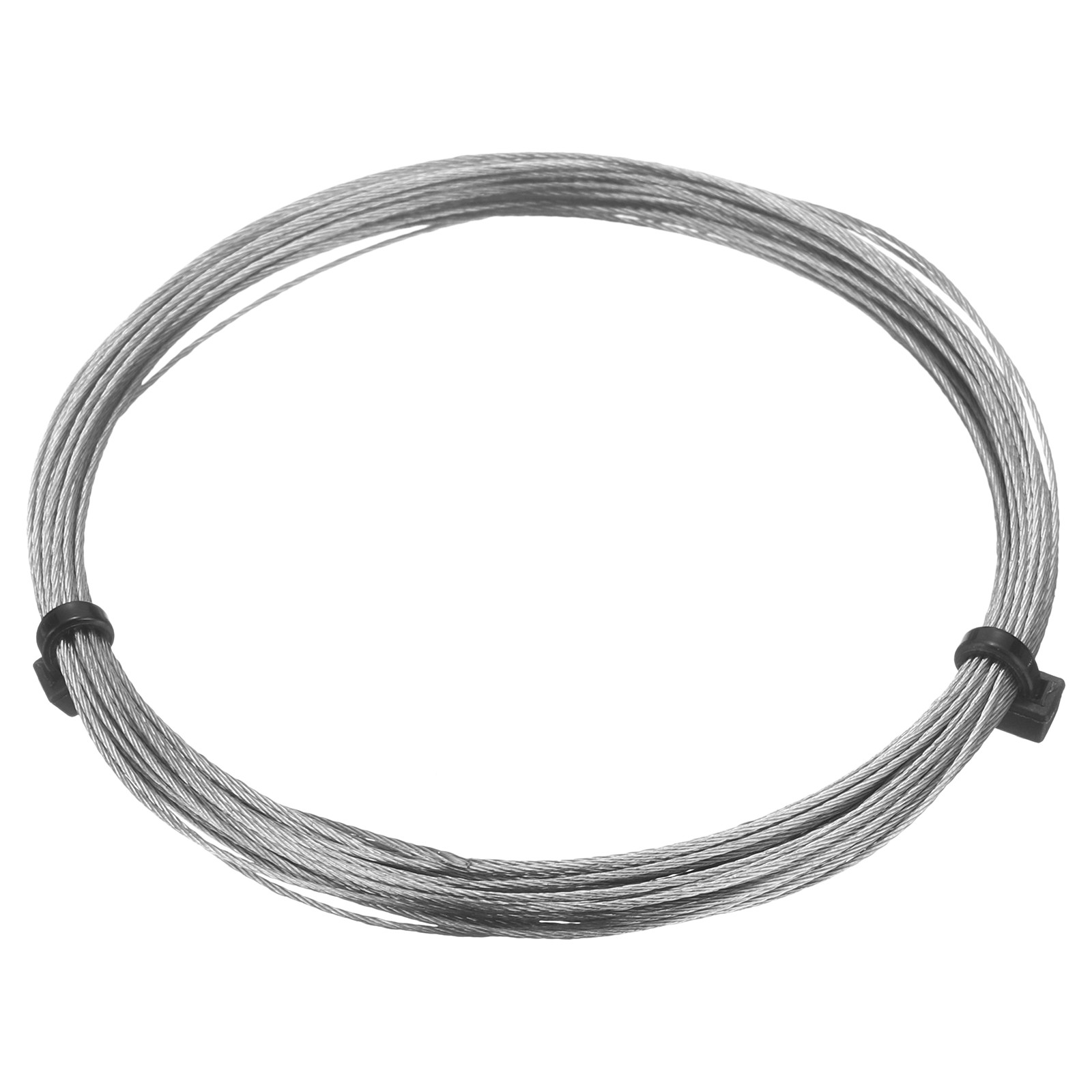 20ft (6M) 0.5mm Stainless Steel Wire Rope 7x7 Strand with 20pcs Loop Sleeves,