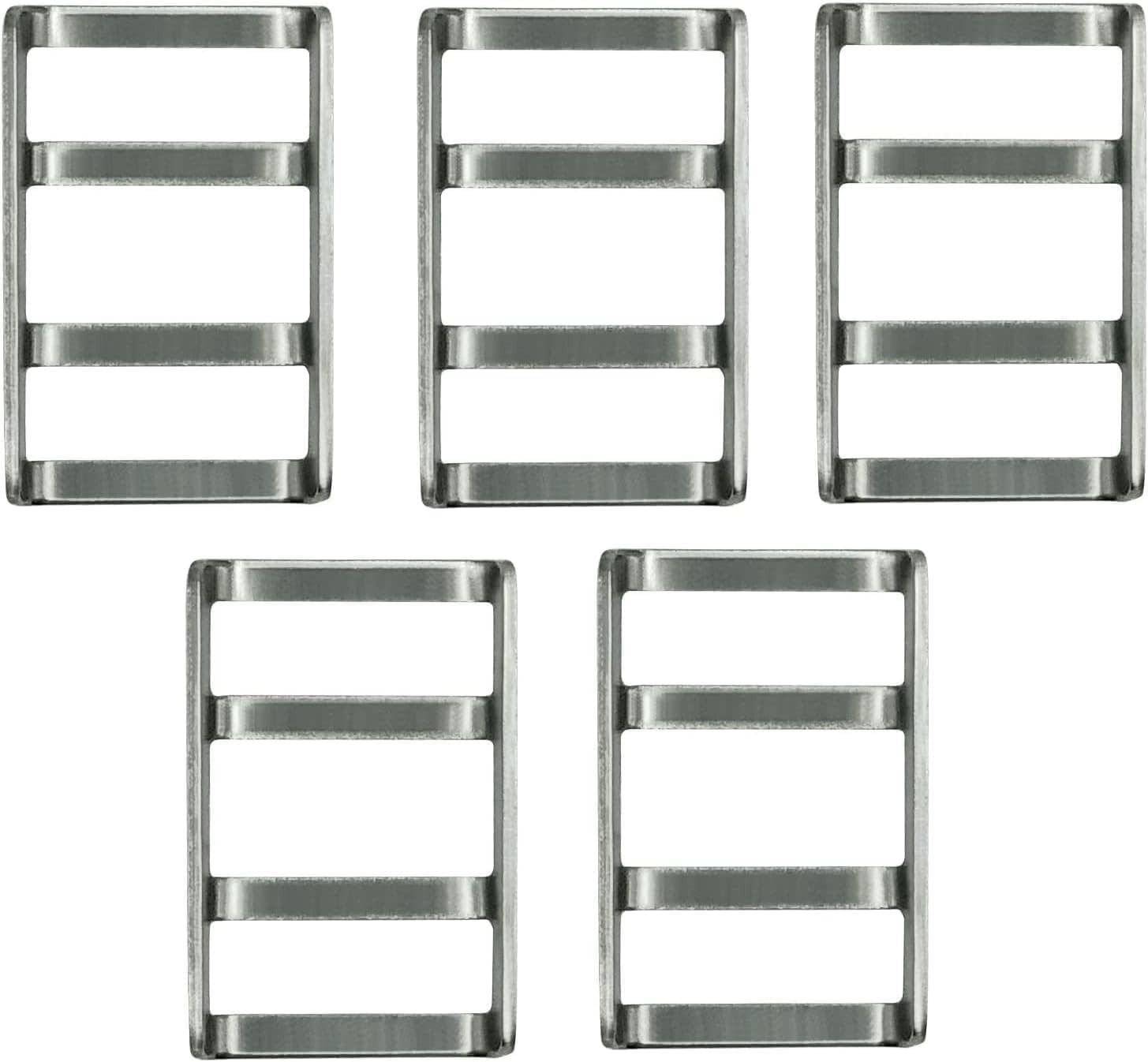 5 Steel Buckles for Pool Safety Cover Strap, Heavy Duty Stainless Universal Fit