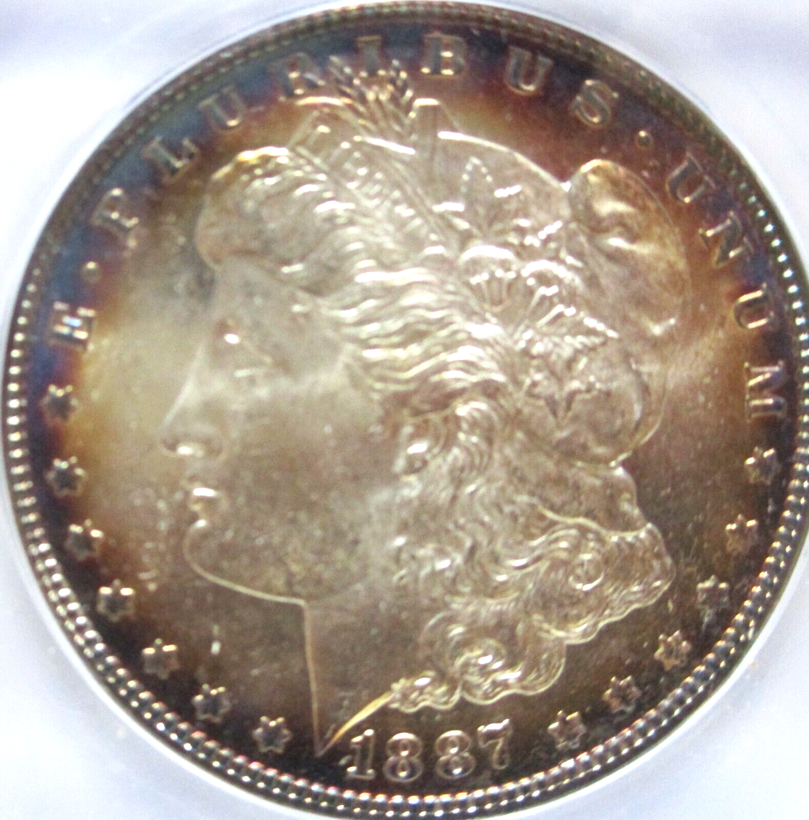 1887 MORGAN SILVER DOLLAR ICG MS64