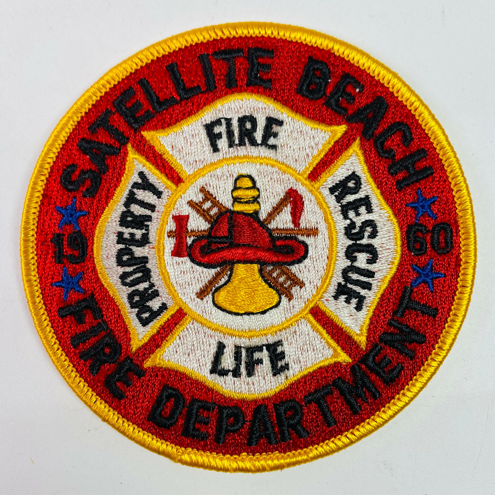 Satellite Beach Fire Rescue Florida FL 3.75" Patch P3