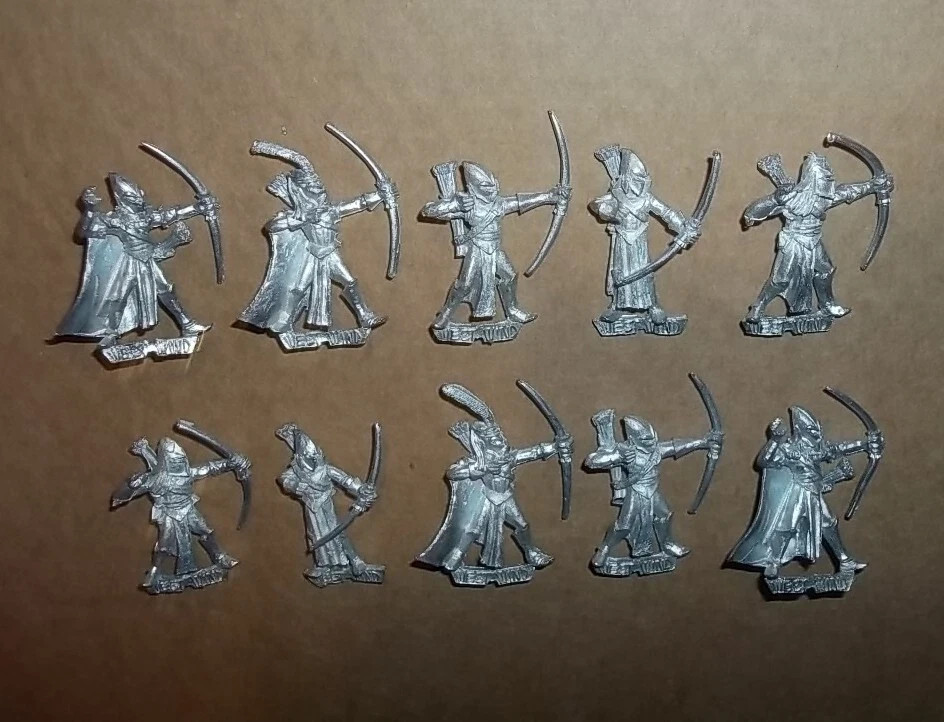 Dwarf Wars Good Elves Bowmen x 10 kings of war  d&d