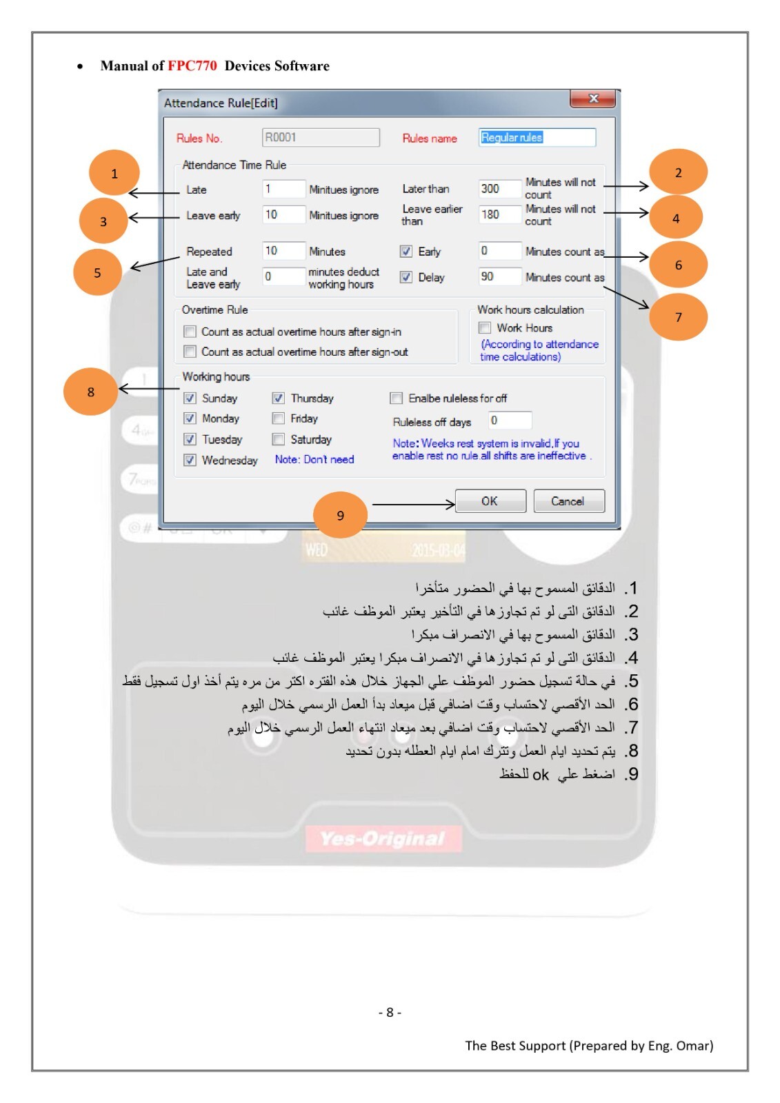Face Fingerprint Identification Time Attendance & Access Control . USA