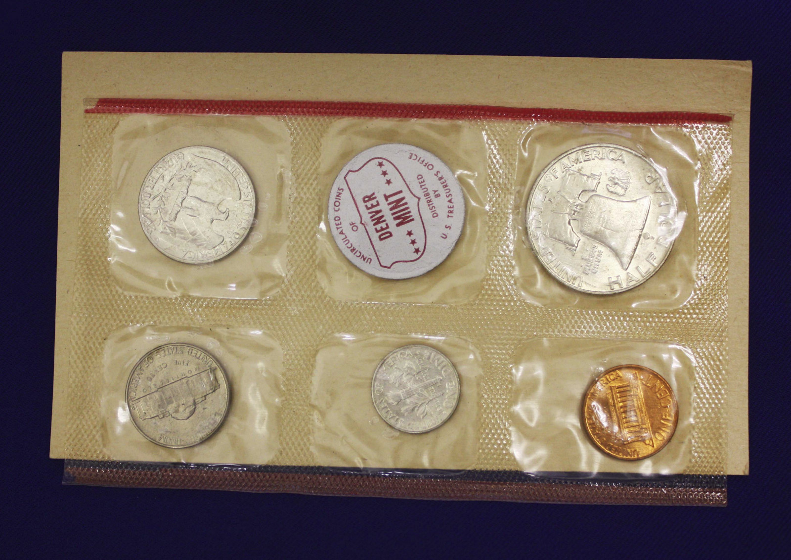 1959 Mint Set. Complete and original. 10 coins Both "P" & "D"
