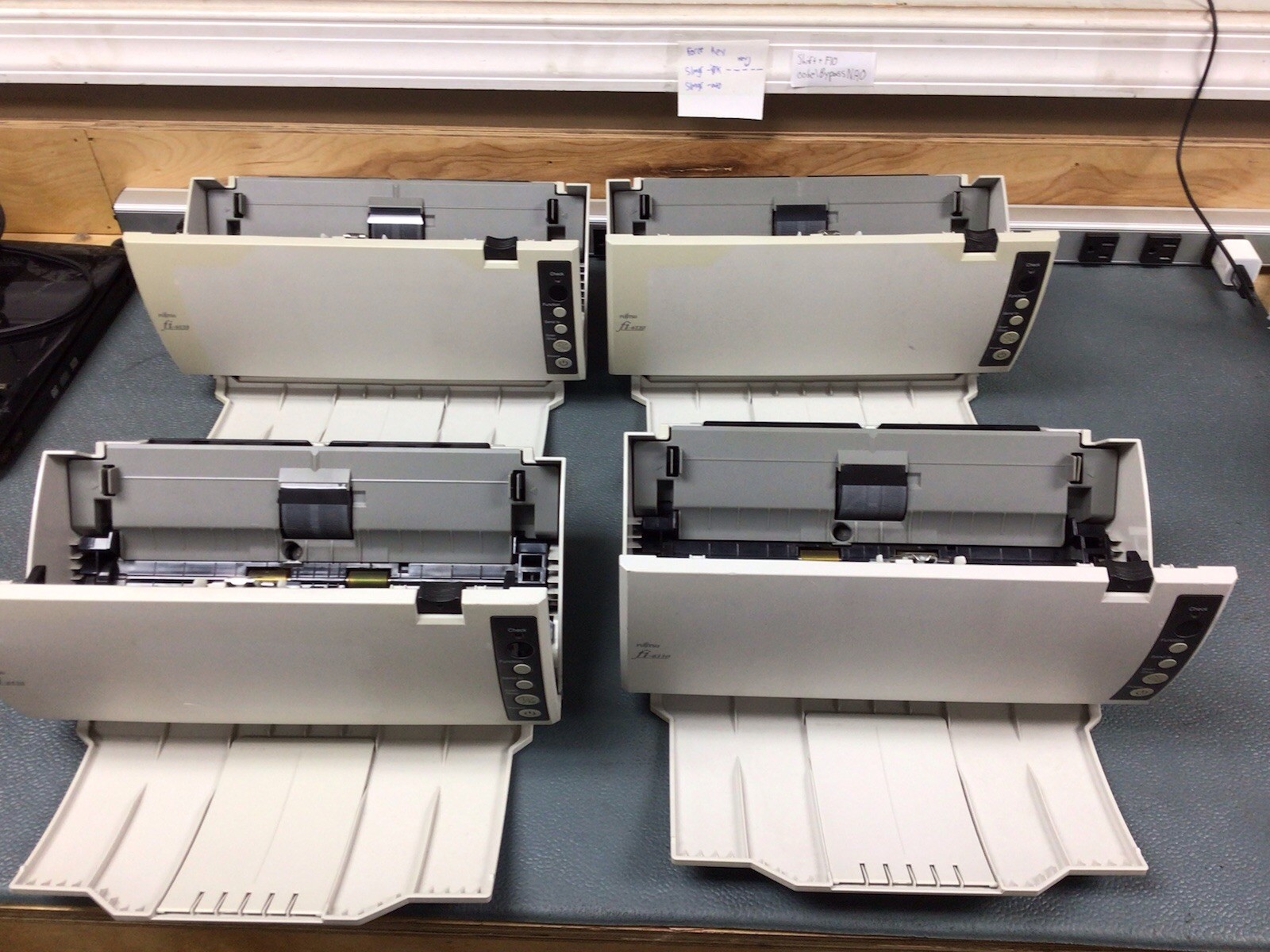 4x Fujitsu fi 6110 Sheetfed Scanner AS IS | Only Power Tested!