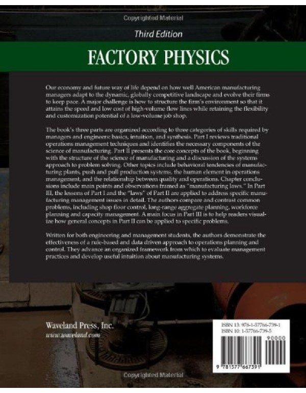 Factory Physics, 3rd Edition by Wallace J. Hopp