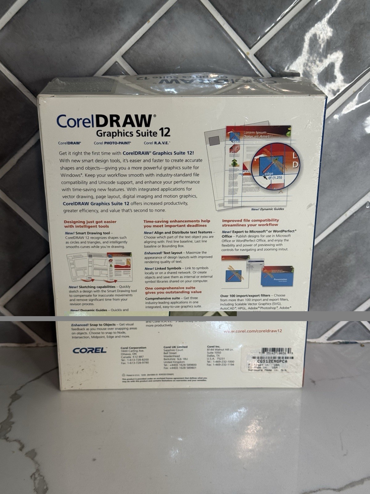 Corel Coreldraw Graphics Suite 12 For Windows (Education Edition)