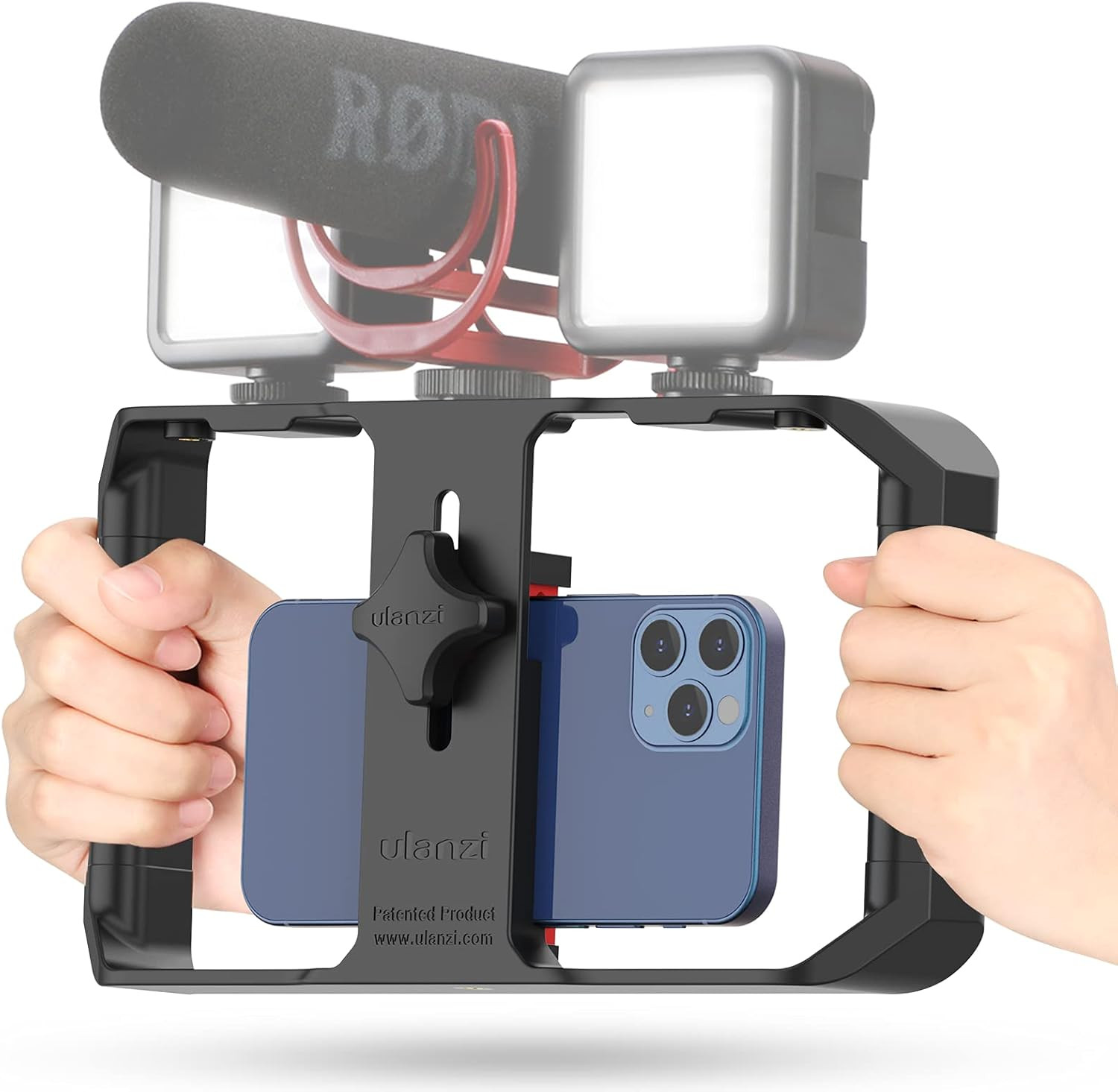 ULANZI U Rig Pro Smartphone Video Rig, Filmmaking Vlogging Case, Phone Video Sta