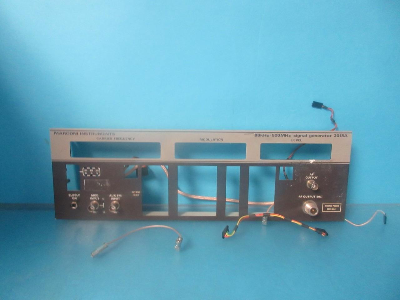 Marconi Instruments 2018 10kHz 520MHz Signal Generator front panel only