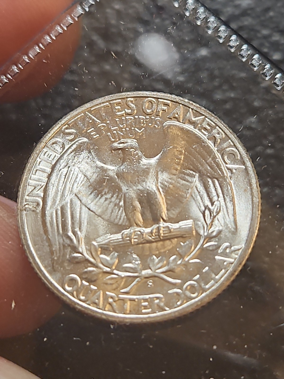 1945-S WASHINGTON QUARTER 'UNC '#0513