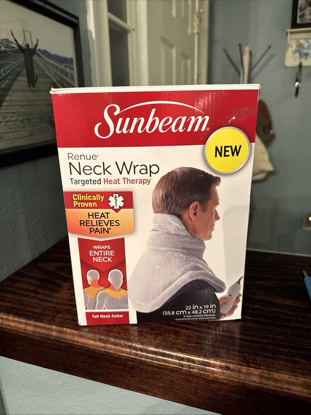 Sunbeam Renue Neck Wrap Targeted Heat Therapy