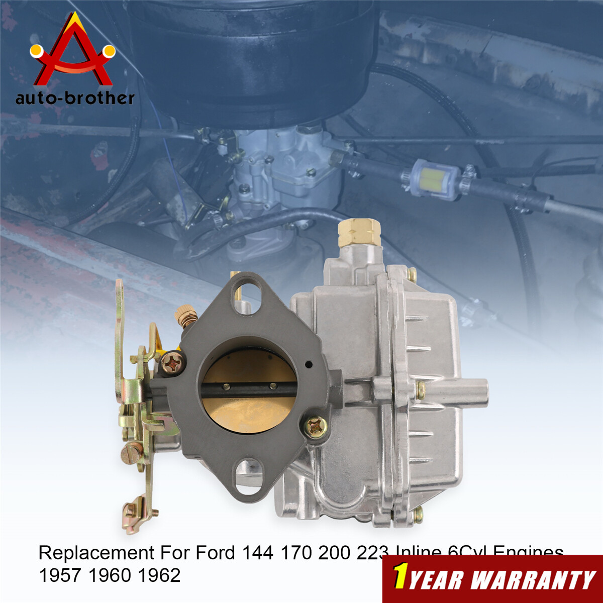 1 Barrel 1904 Carburetor For Ford 1957 1960 1962 144 170 200 223 6-Cyl