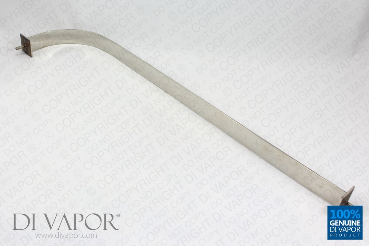Di Vapor (R) Stainless Steel Shower Rail for Shelf - 58cm x 12cm Cascade Duo
