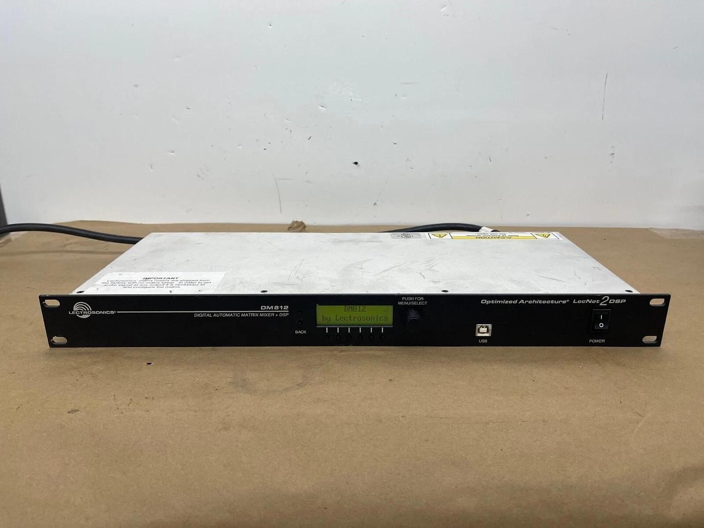 Lectrosonics DM812 Audio Processor
