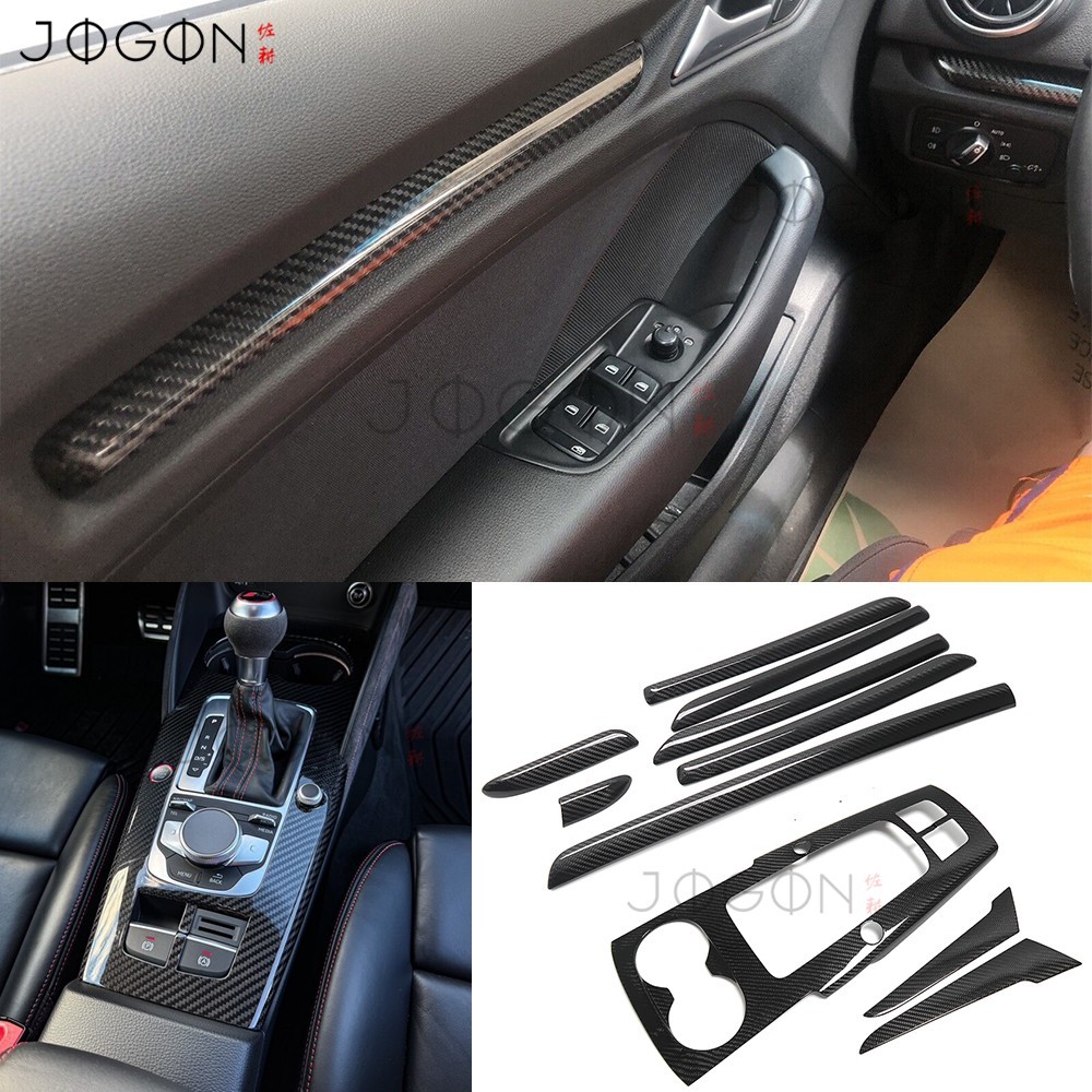 Interior Dashboard Door Trim Central Control Cover For Audi A3 S3 RS3 2014-2019
