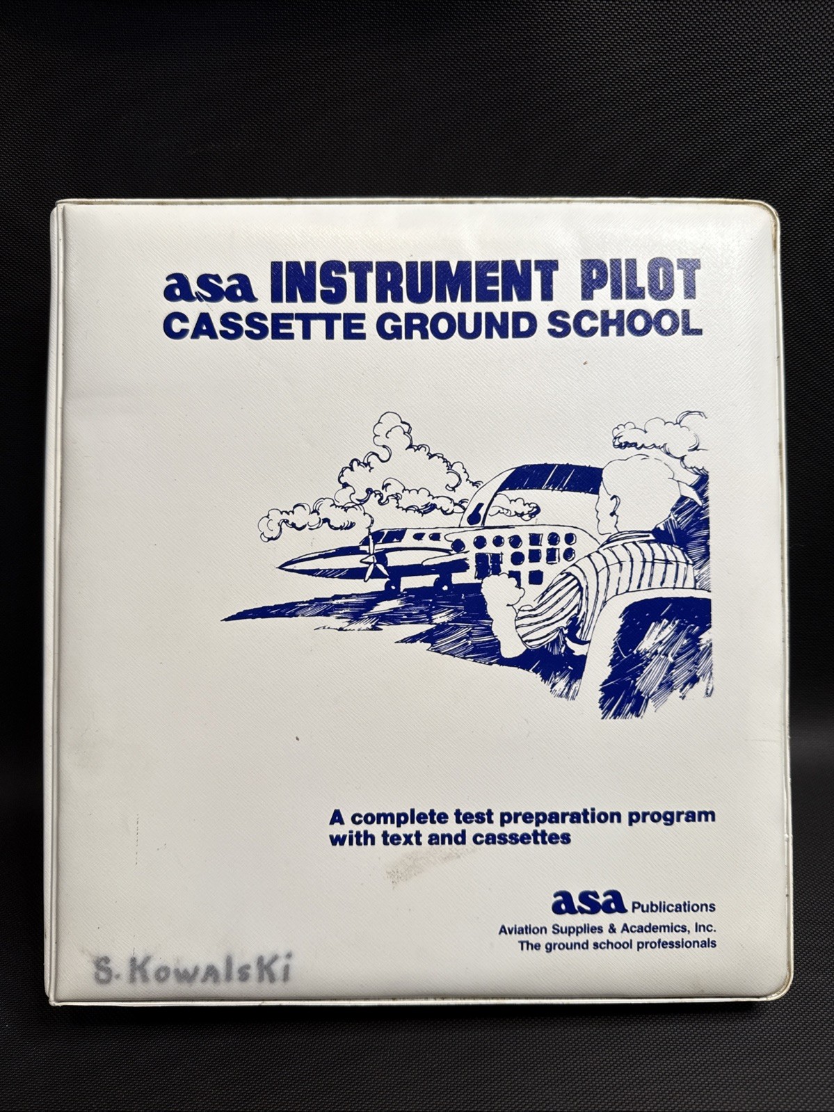 Instrument Pilot Cassette Course ASA Test Preparation Course 1982 Tape Set Text
