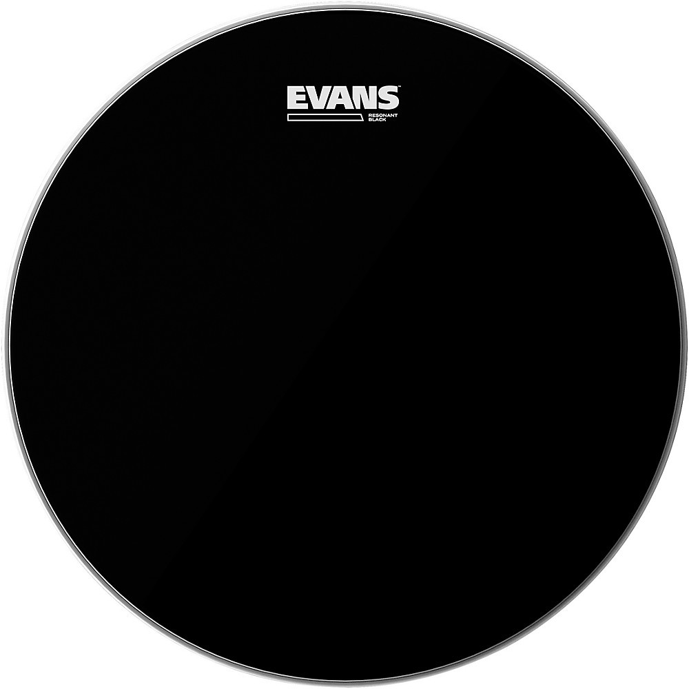 Evans Resonant Black Tom Drumhead 10 in.