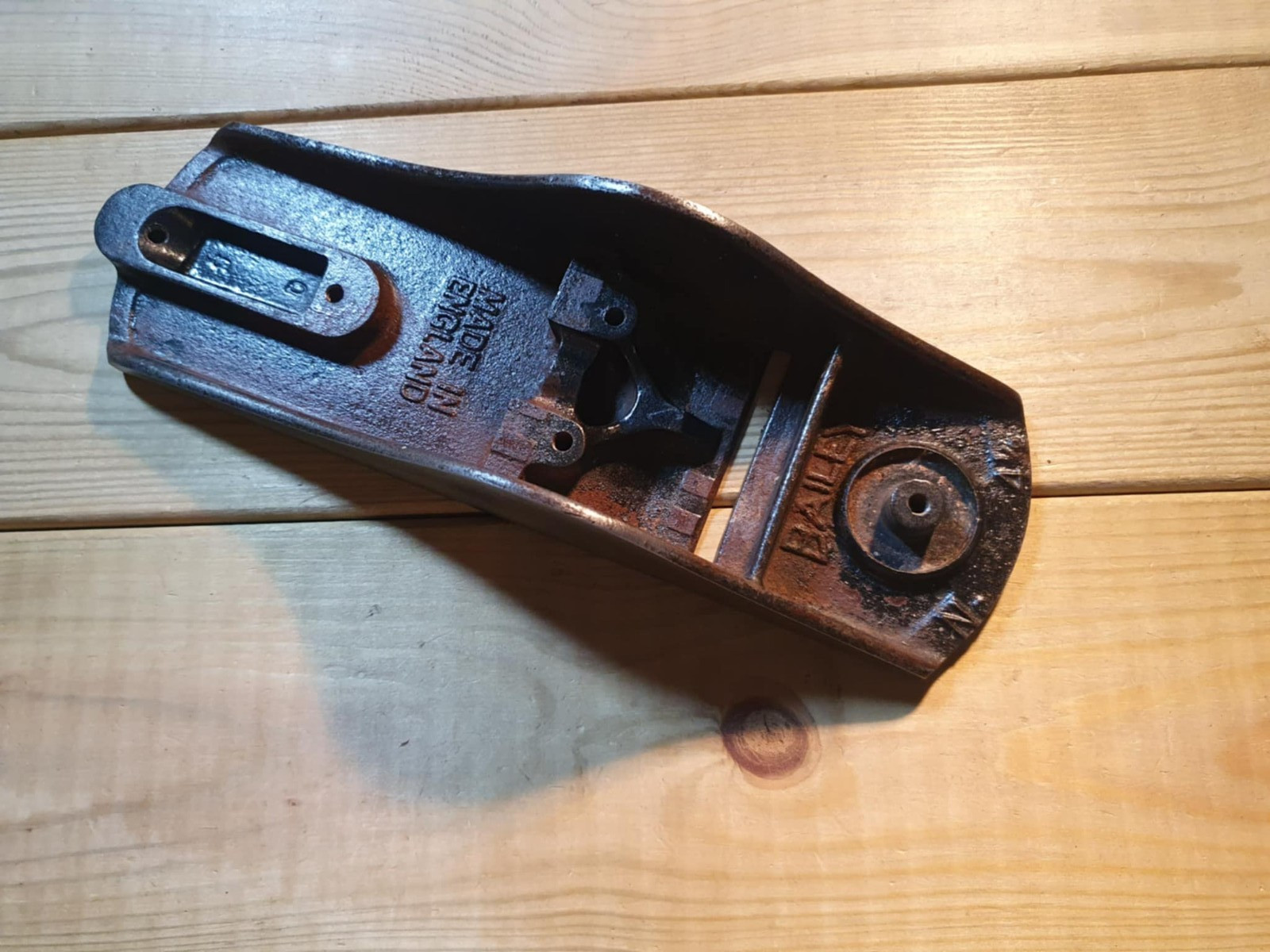 Vintage Stanley 4 1/2 Plane Sole Base Old Woodworking Hand Tools Carpentry Tool