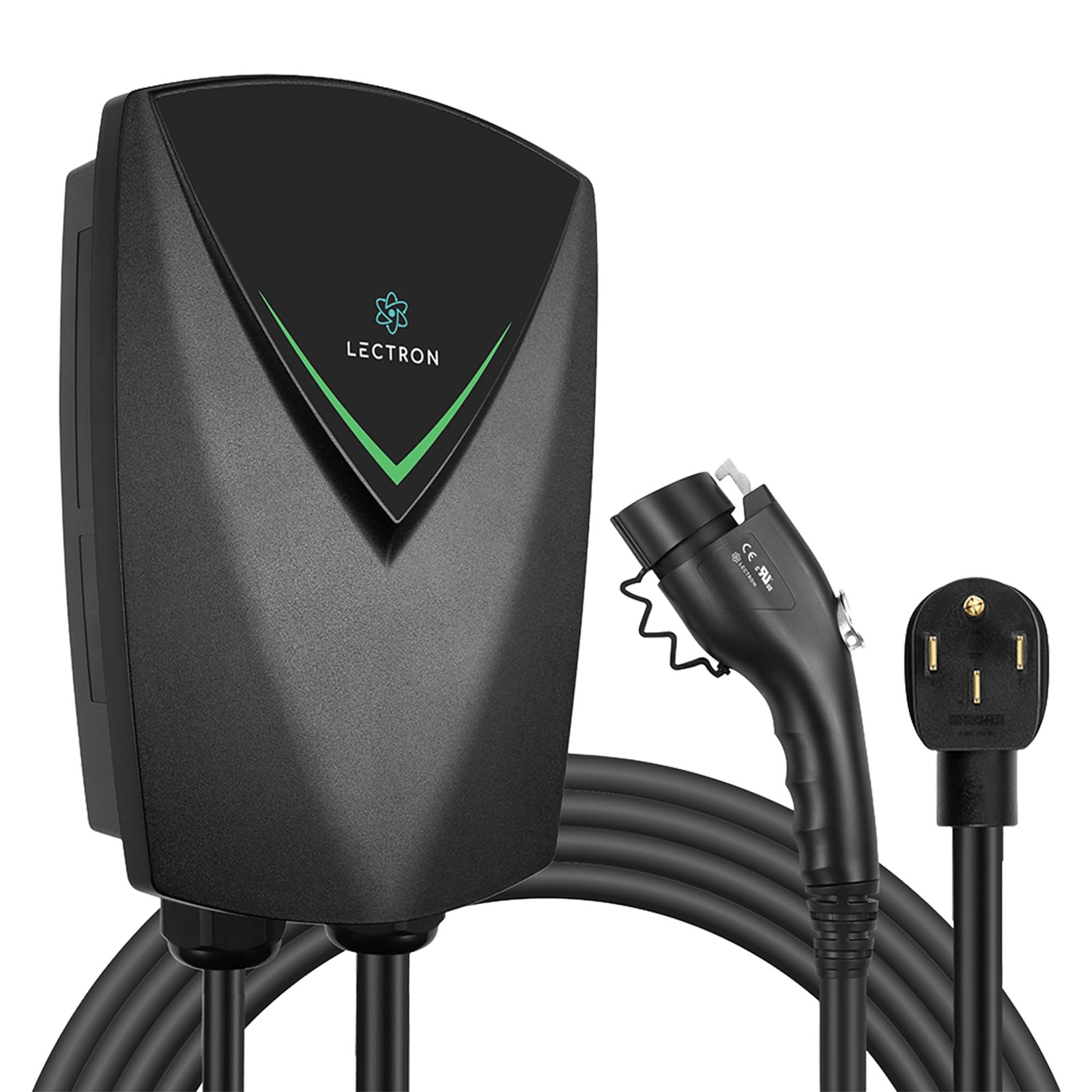 Lectron Nexus Fast Level 2 40A EV Charger for all Non-Tesla J1772 EVs, 23' Cable