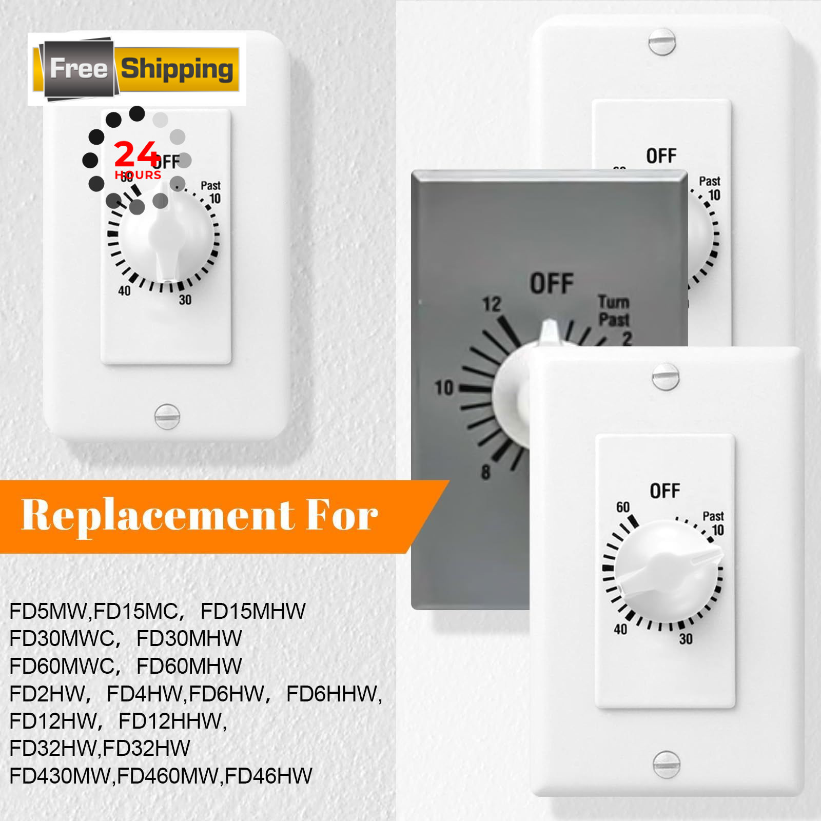 Ymapinc 6 Pcs Timer Switch Knob Replacement for Intermatic - 146MT574, Timer...