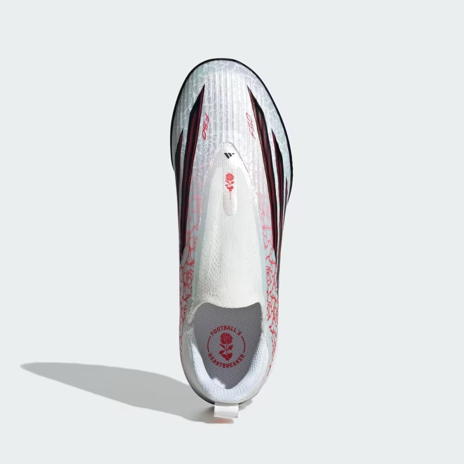 adidas F50 League Laceless Lamine Yamal Kids Junior TF Turf Soccer Shoes KJ3779