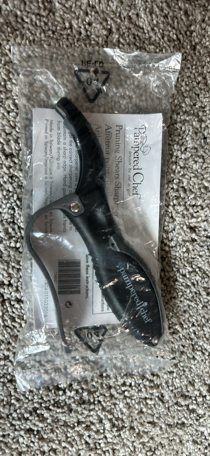 Pampered Chef Pruning Shears Sharpener 1404