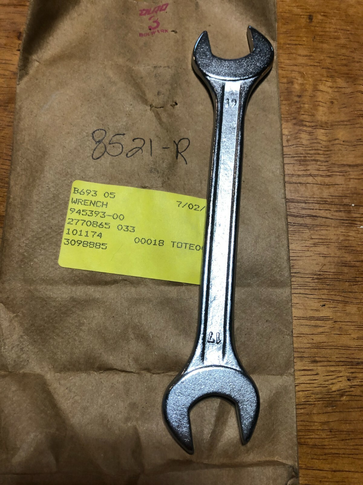 DeWalt or Black & Decker Wrench 945393-00