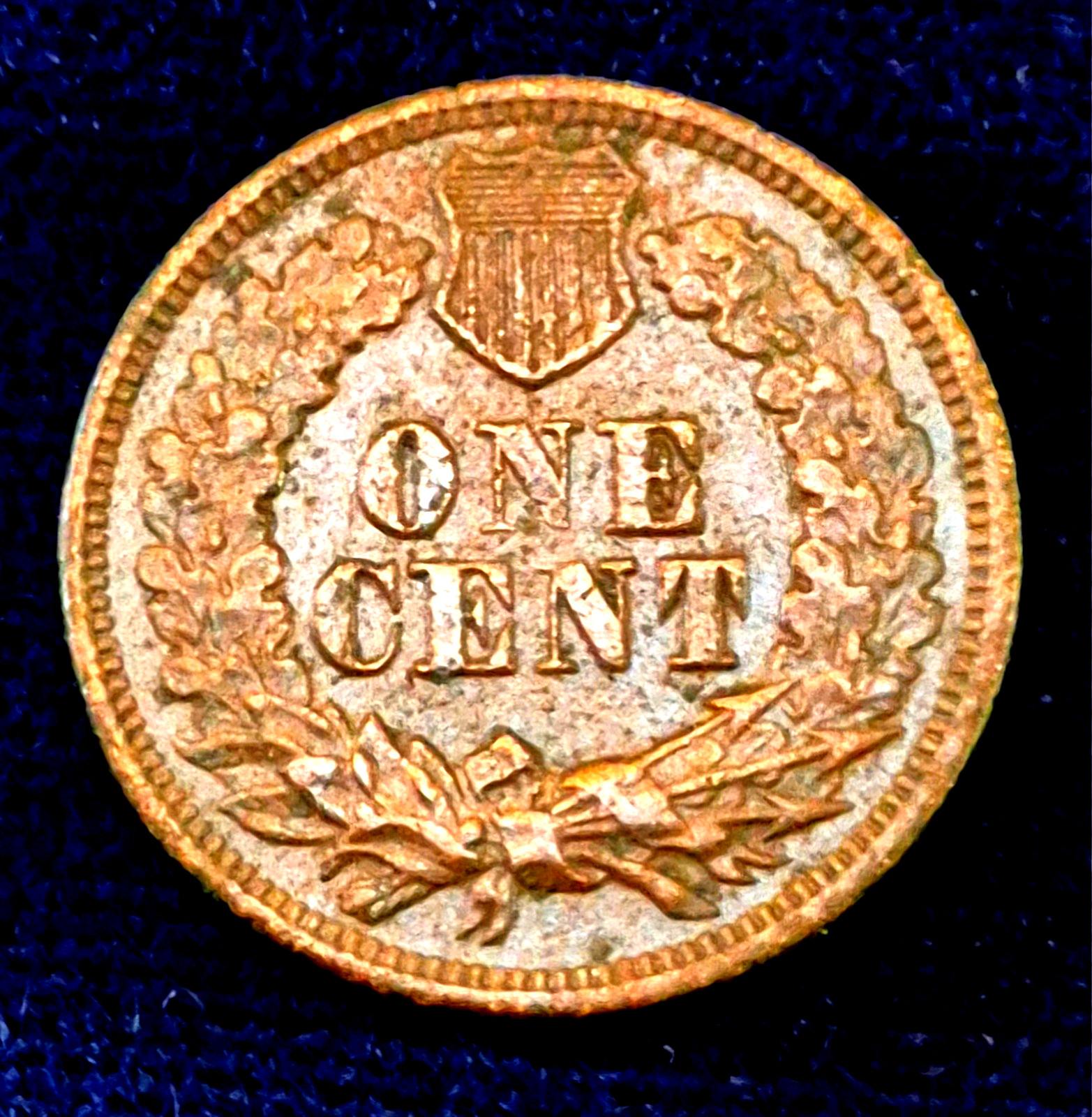 1868 Indian Head Cent Very Fine VF Features Coin 1C