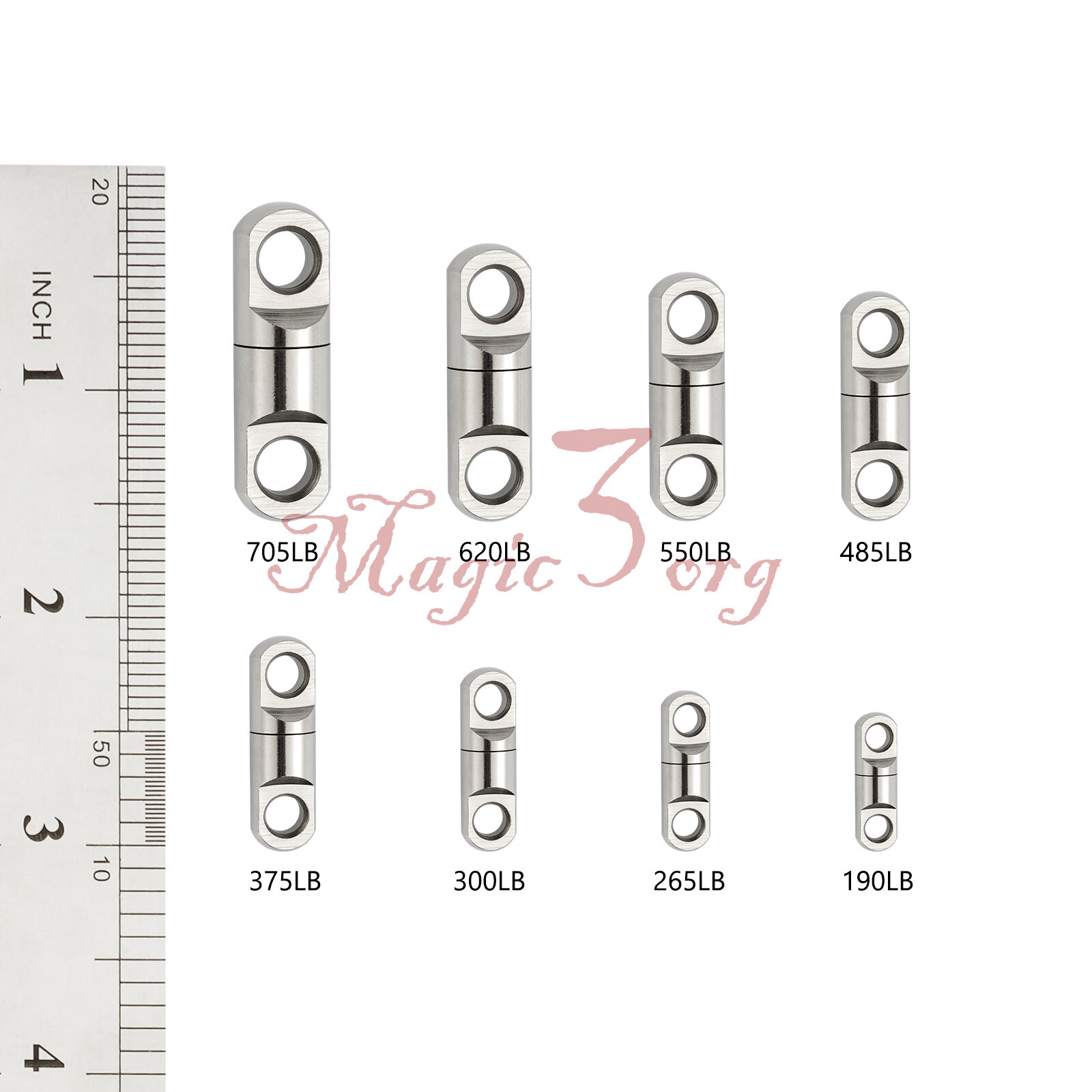 10/20pcs Fishing Heavy Swivels Stainless Steel Ball Bearing Sea Fishing Big Game