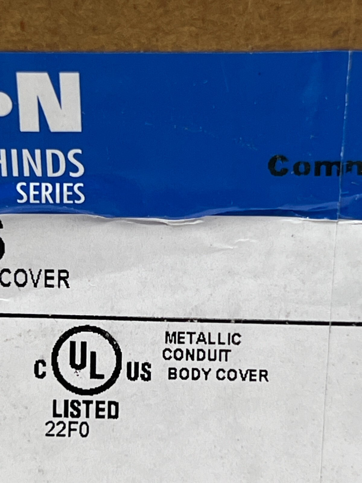(QTY 25) Eaton Crouse-Hinds K100S 1" Sheet steel Blank Conduit Body Cover