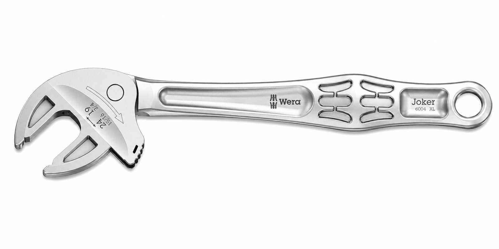 Wera 05020104001 6004 Joker XL Self Adjusting Setting Wrench 19-24mm Ratcheting