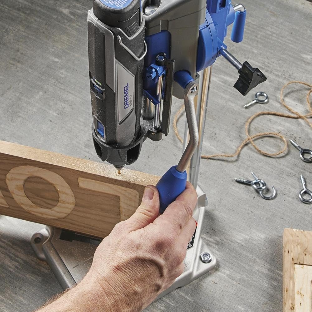 Mini Portable Rotary Tool Workstation Stand - Adjustable Drill Press Holder, 2"