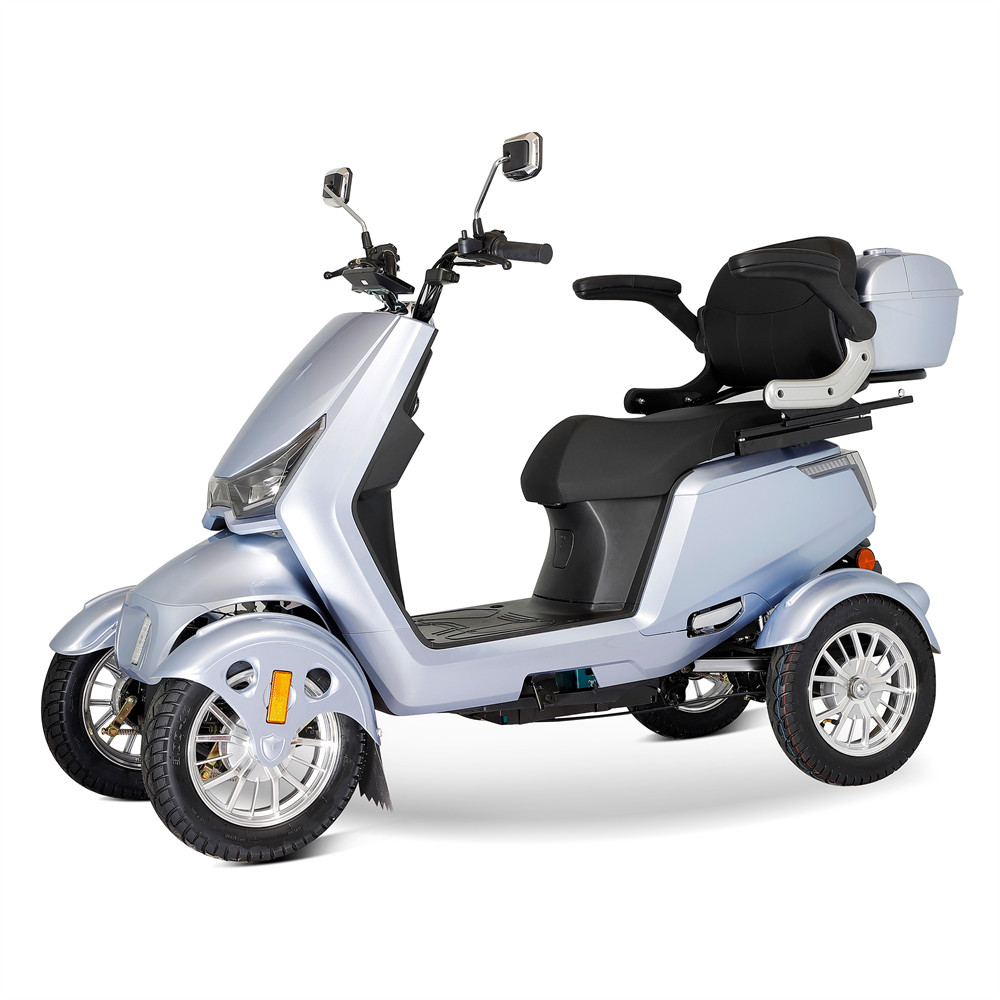 800W 4 Wheel Heavy Duty Mobility Scooter 31 Mile 440lb Capatity for Adult Senior