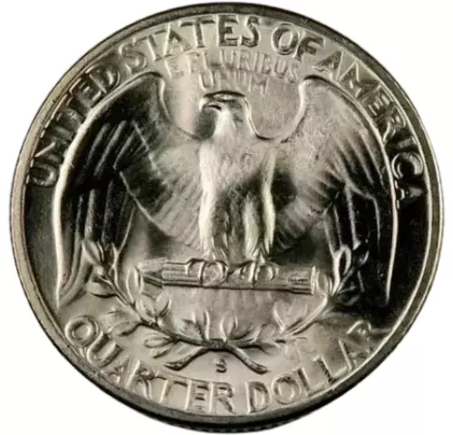 1942-S Washington Quarter ~ Gem BU ~ 90% Silver