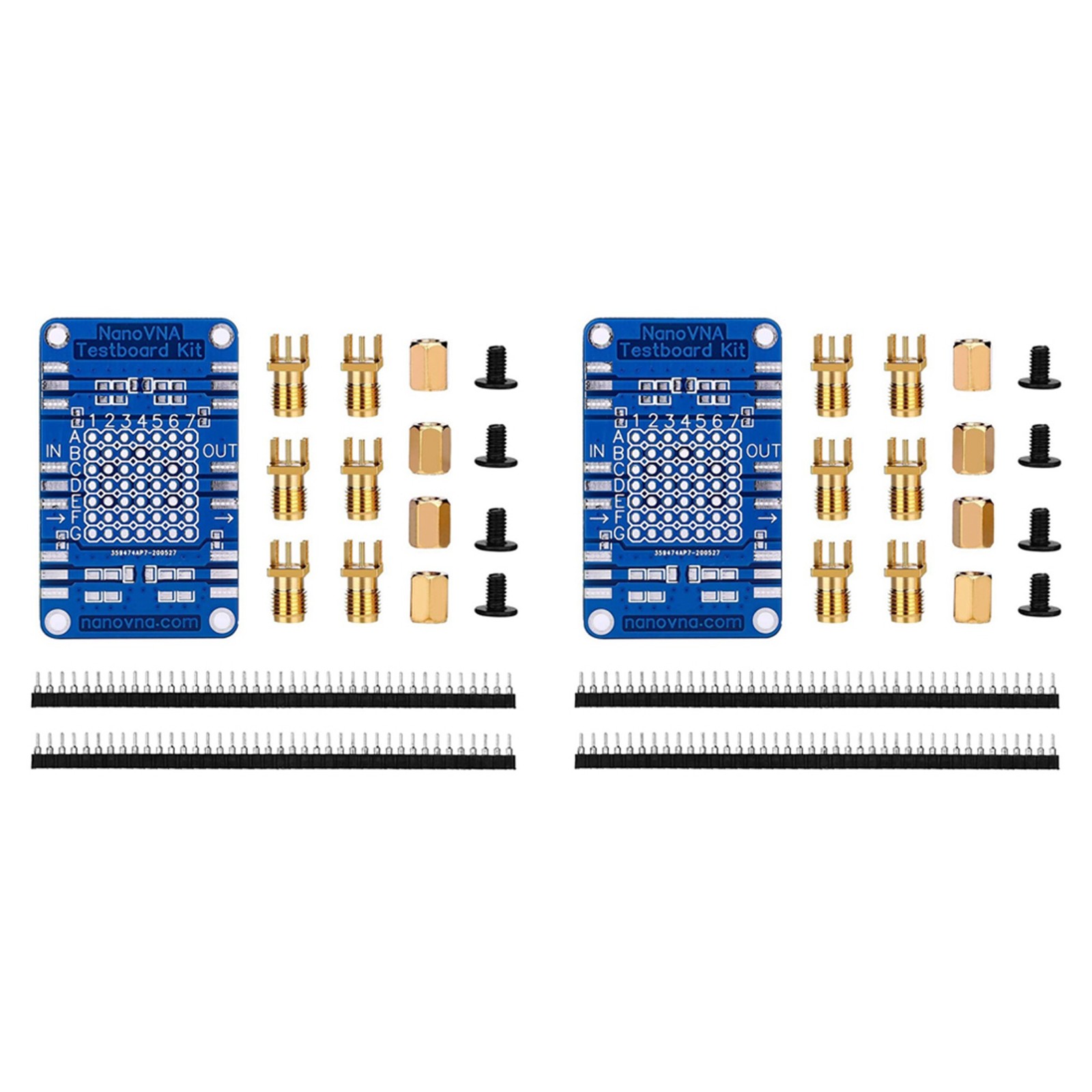 2X Vector Network Analyzer Test Board Kit for Analysis Te4078