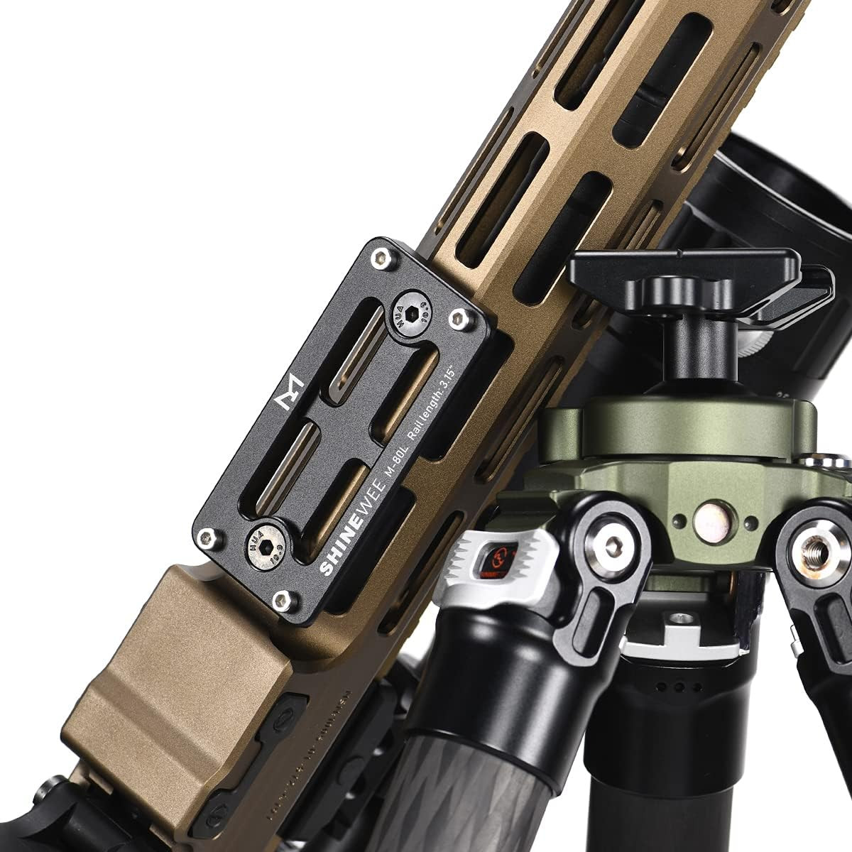 Arca Dovetail Rail for M-LOK System � Quick-Release Tripod Mount Adapter | Compa