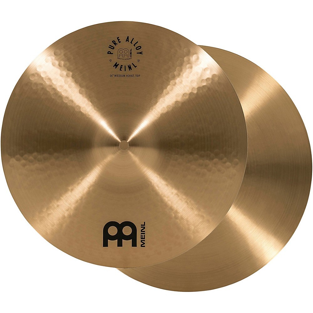 MEINL Pure Alloy Traditional Medium HiHat Cymbal Pair 14 in.