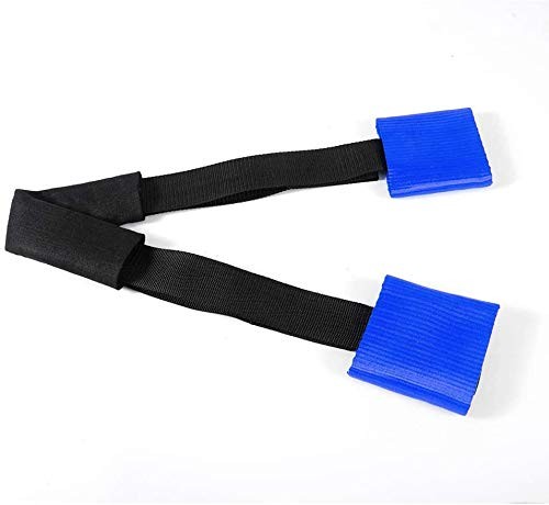 Universal Motorcycle Transport Tie Down Strap Set - Handlebar and Rear Black
