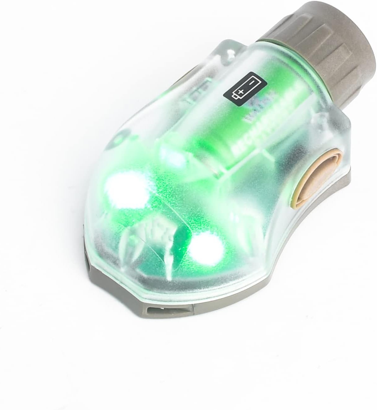 Tactical Helmet Signal Light, IR Strobe + 5-Speed Green LED Strobe with Vibratio