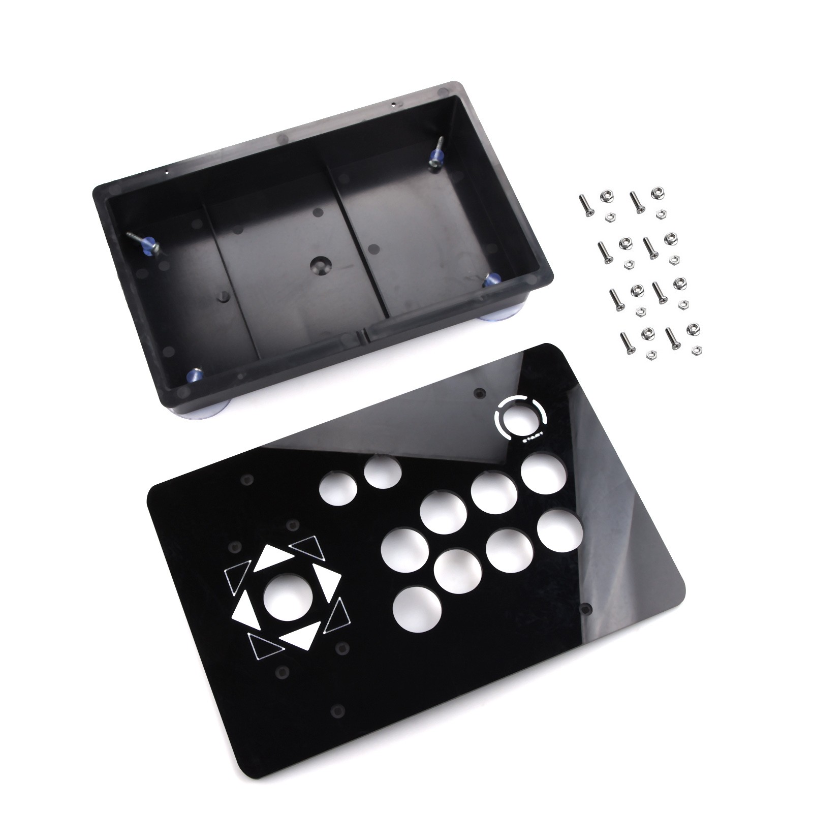 Arcade Joystick Acrylic Panel and Case DIY Game PC Rocker Joystick for Arcade ii