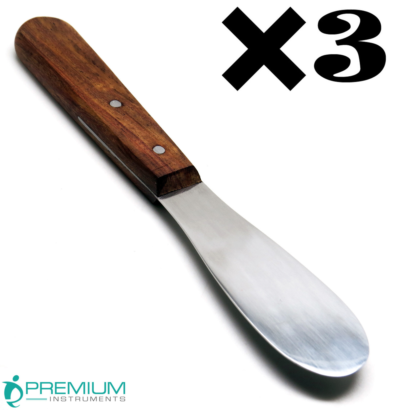 3× Dental Lab 8" Spatula 11R Plaster Alginate Mixing Premium Instruments