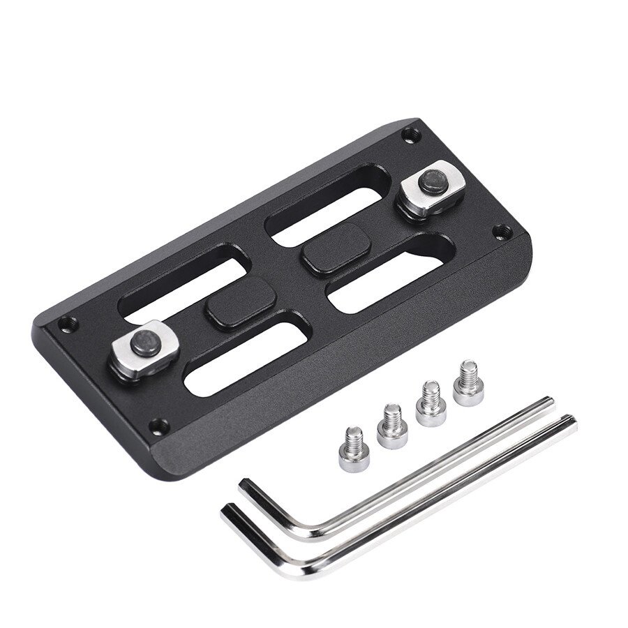 SMP-80 3.15 inch M-Lok Arca Swiss Rail Adapter Accessories for Hunting Tripod