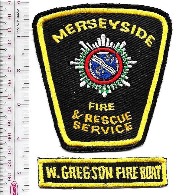 Fire Boat UK Merseyside Fire Brigade W Gregson Fireboat Fire Rescue NO TARIFF
