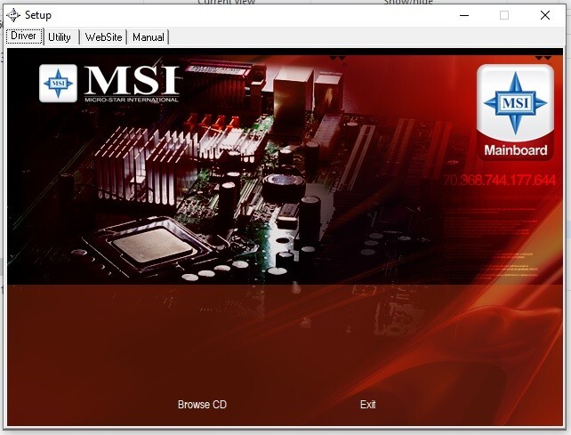 MSI Drivers & Utilities NVIDIA Chipset for Windows XP CD