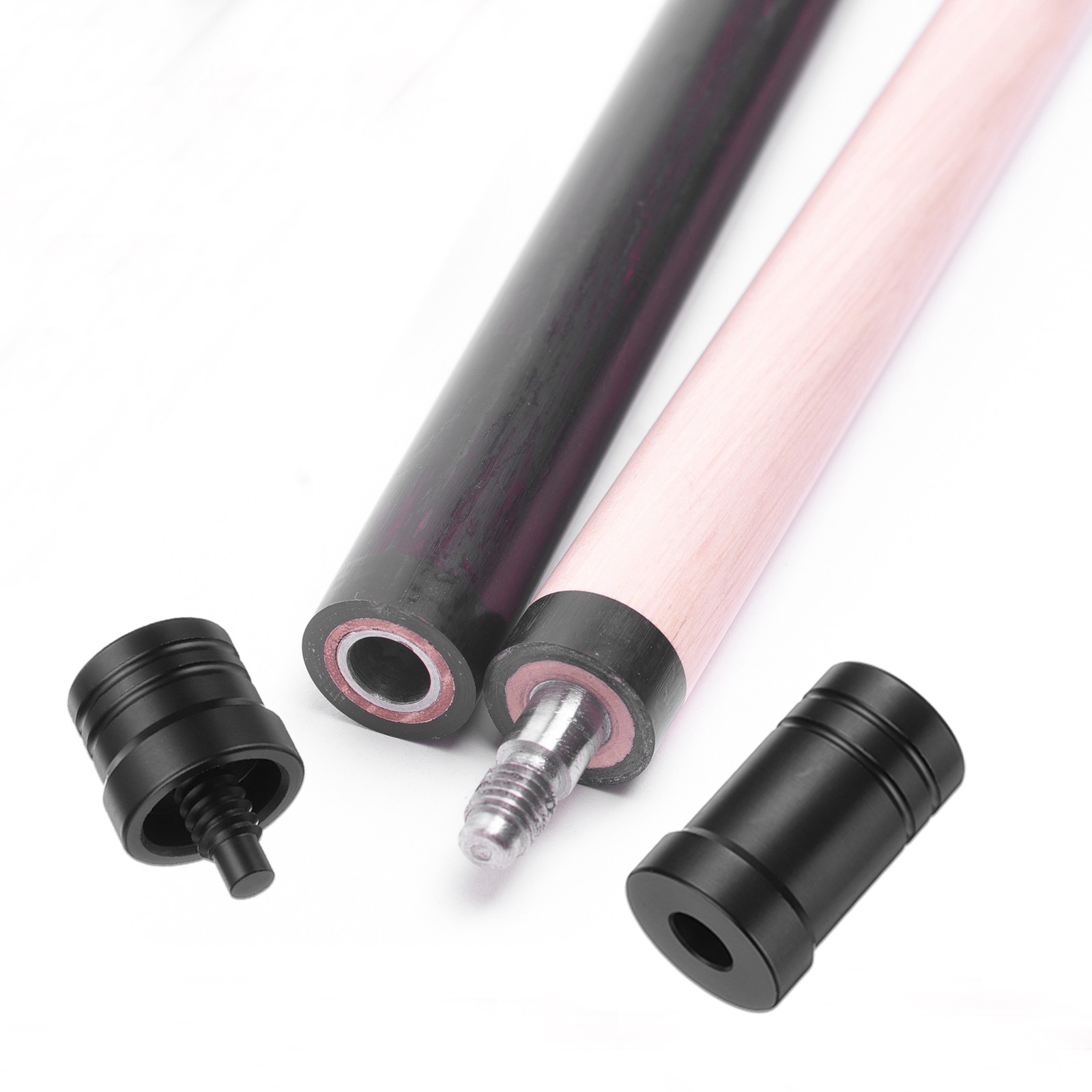 Pool Cue Joint Protector 5/16x14 Billiard Cue Joint Thread Cap Black New
