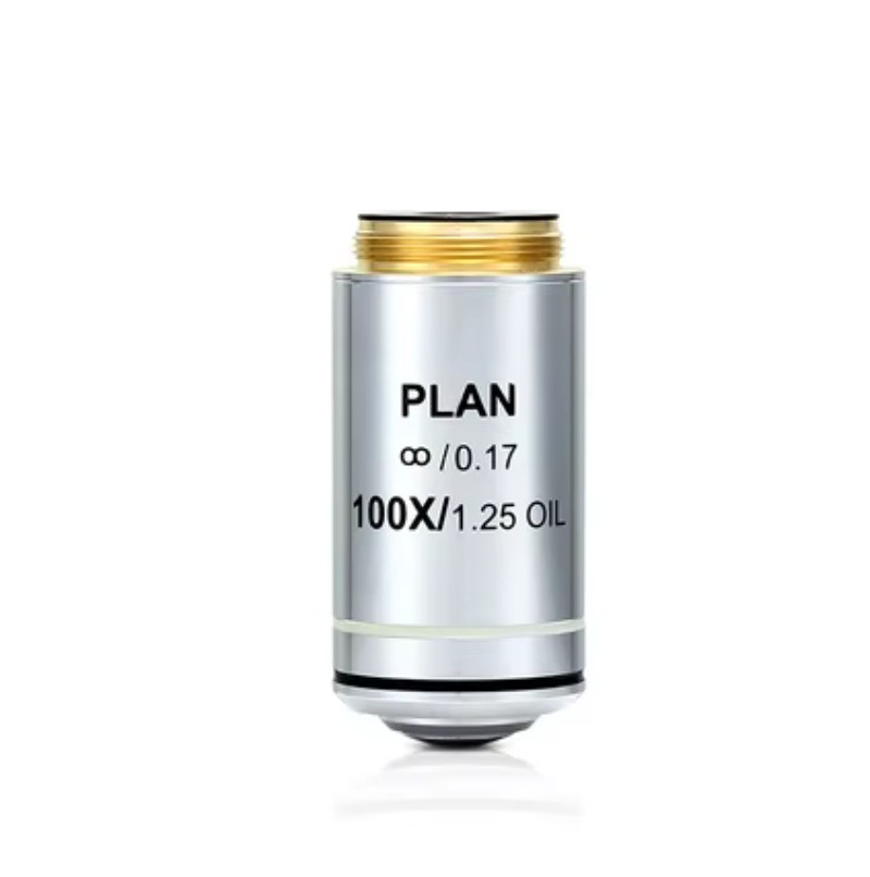100X Oil Plan Infinity Achromatic Objective Lens RMS 20.2mm Thread forMicroscope