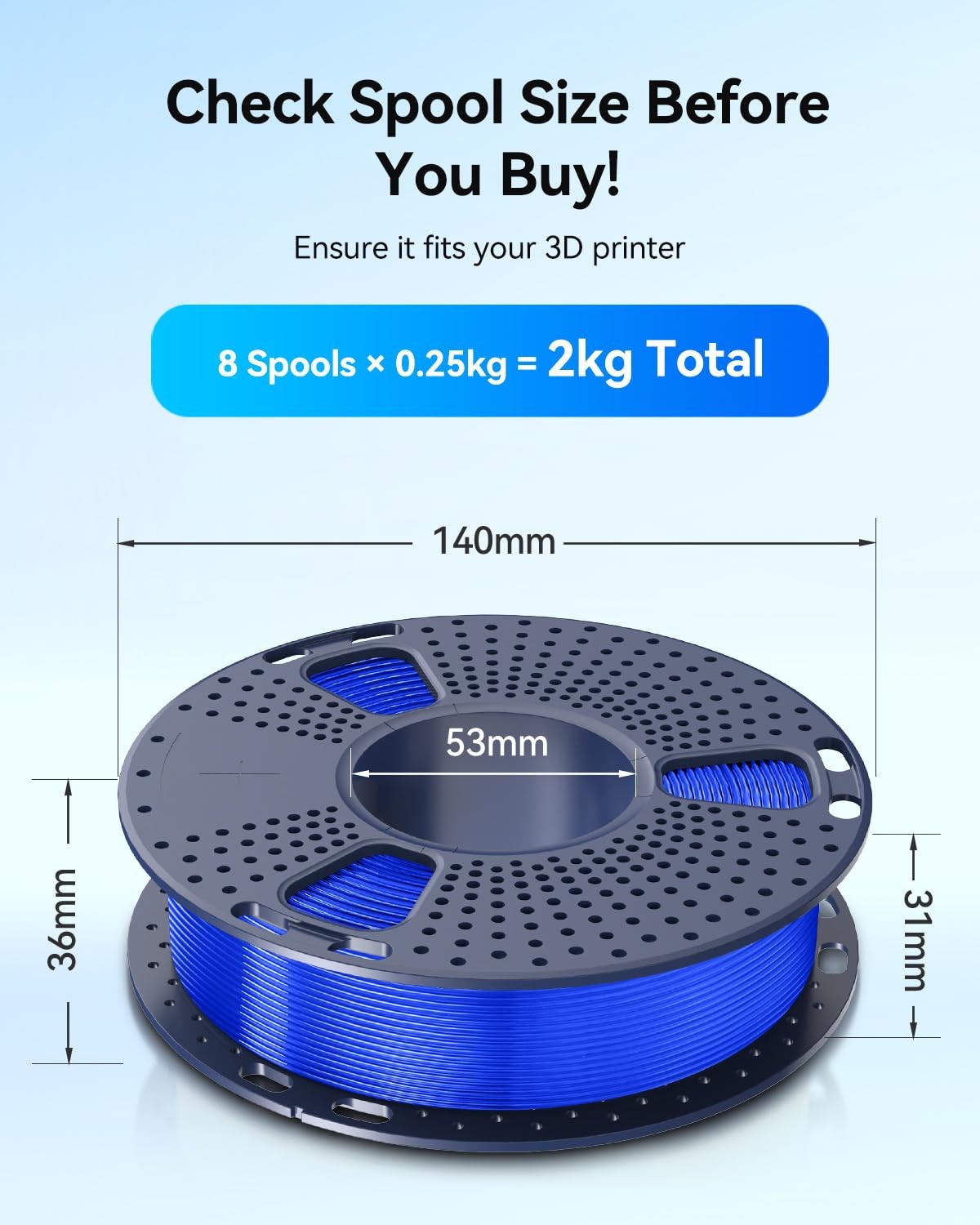 JAYO PLA+ Filament Bundle 1.75mm, PLA 3D Printer Filament Bundle Multicolor, ...