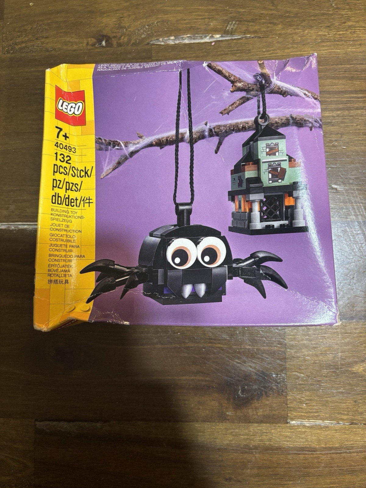 LEGO Iconic Spider & Haunted House Pack 40493 Retired Halloween **DAMAGED BOX**