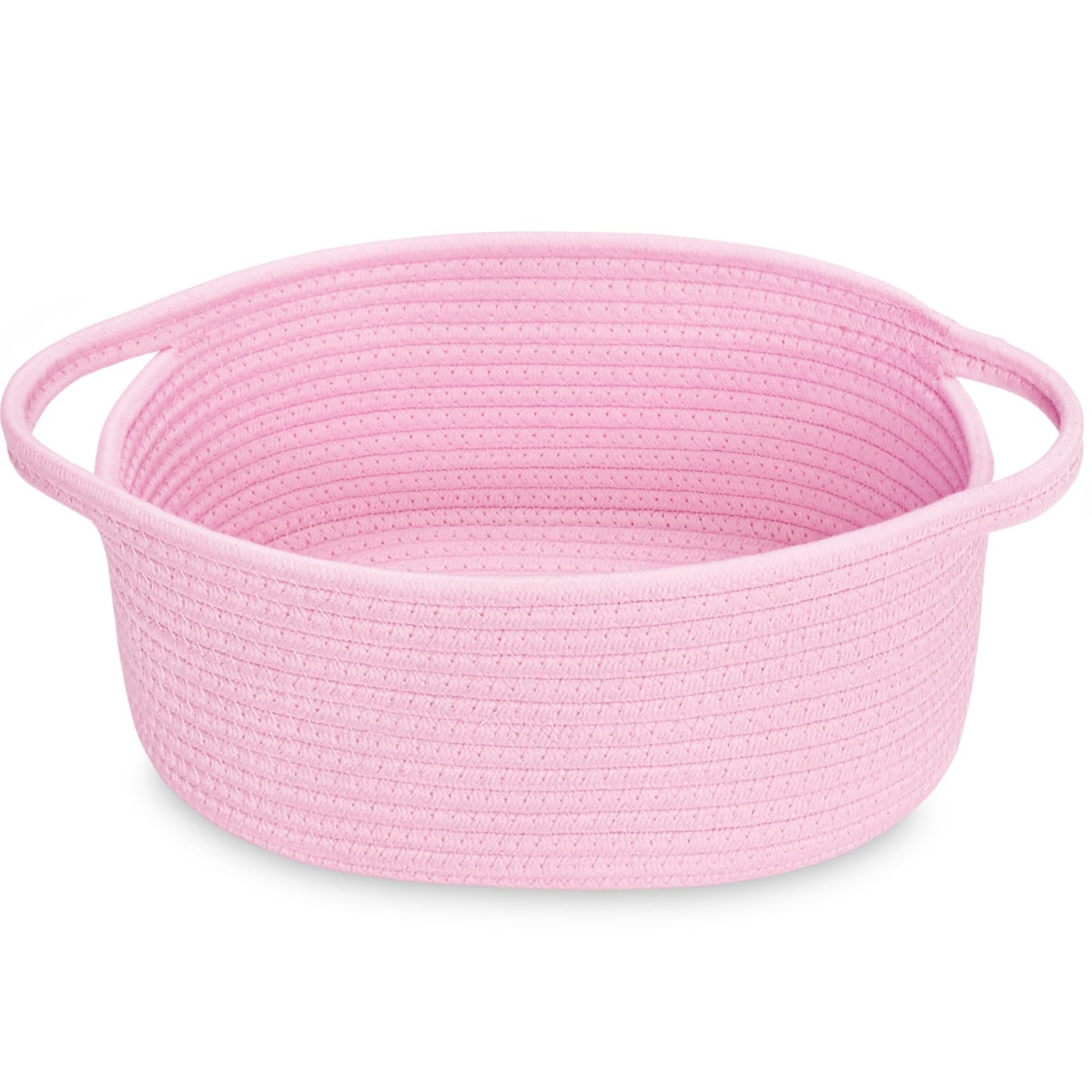 ABenkle Small Basket, 12"x 8" x 5" Cute Small Woven Basket, Rope Room Shelf S...