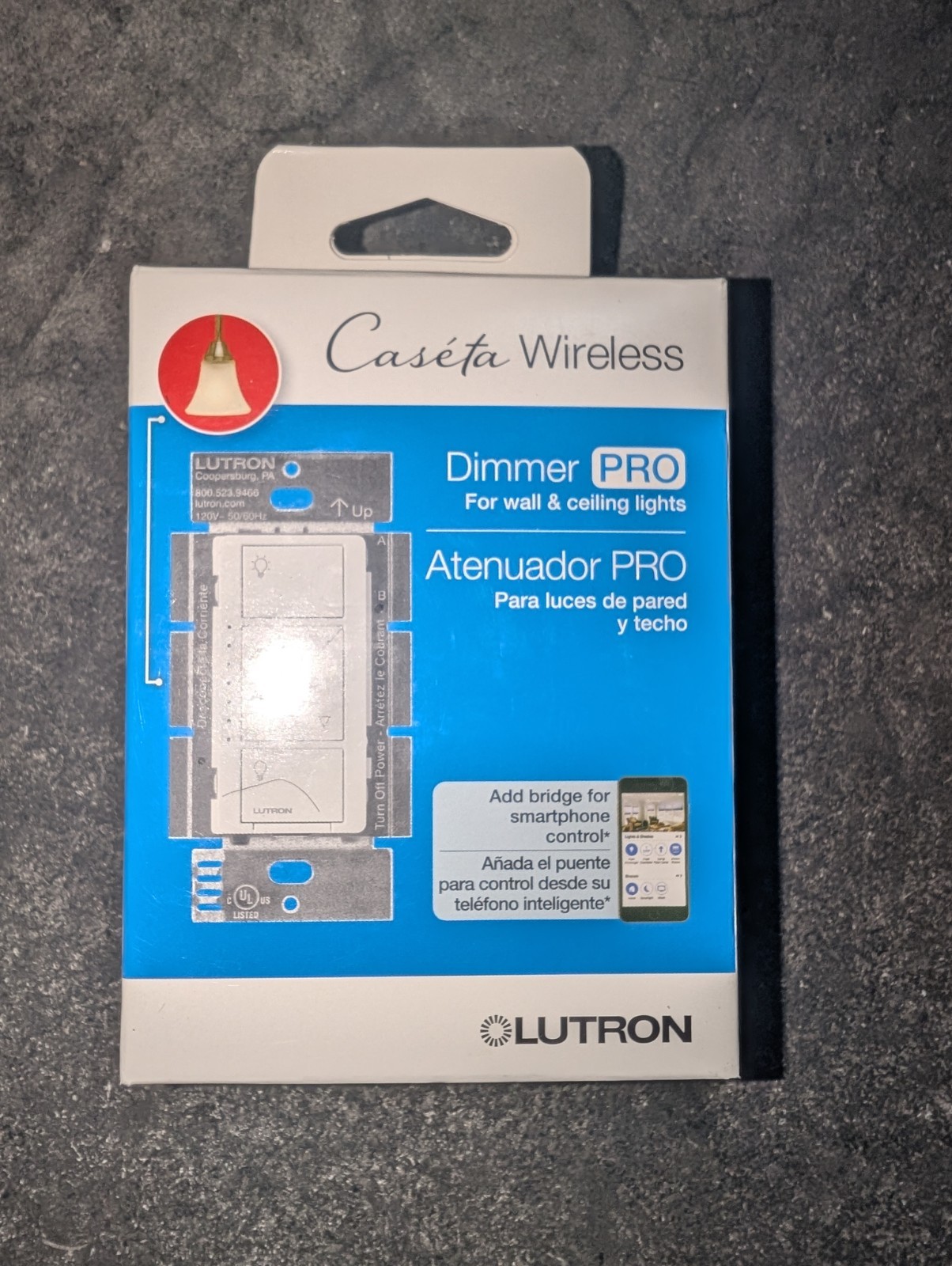 PD-10NXD-WH Lutron Caseta Dimmer Pro NEW